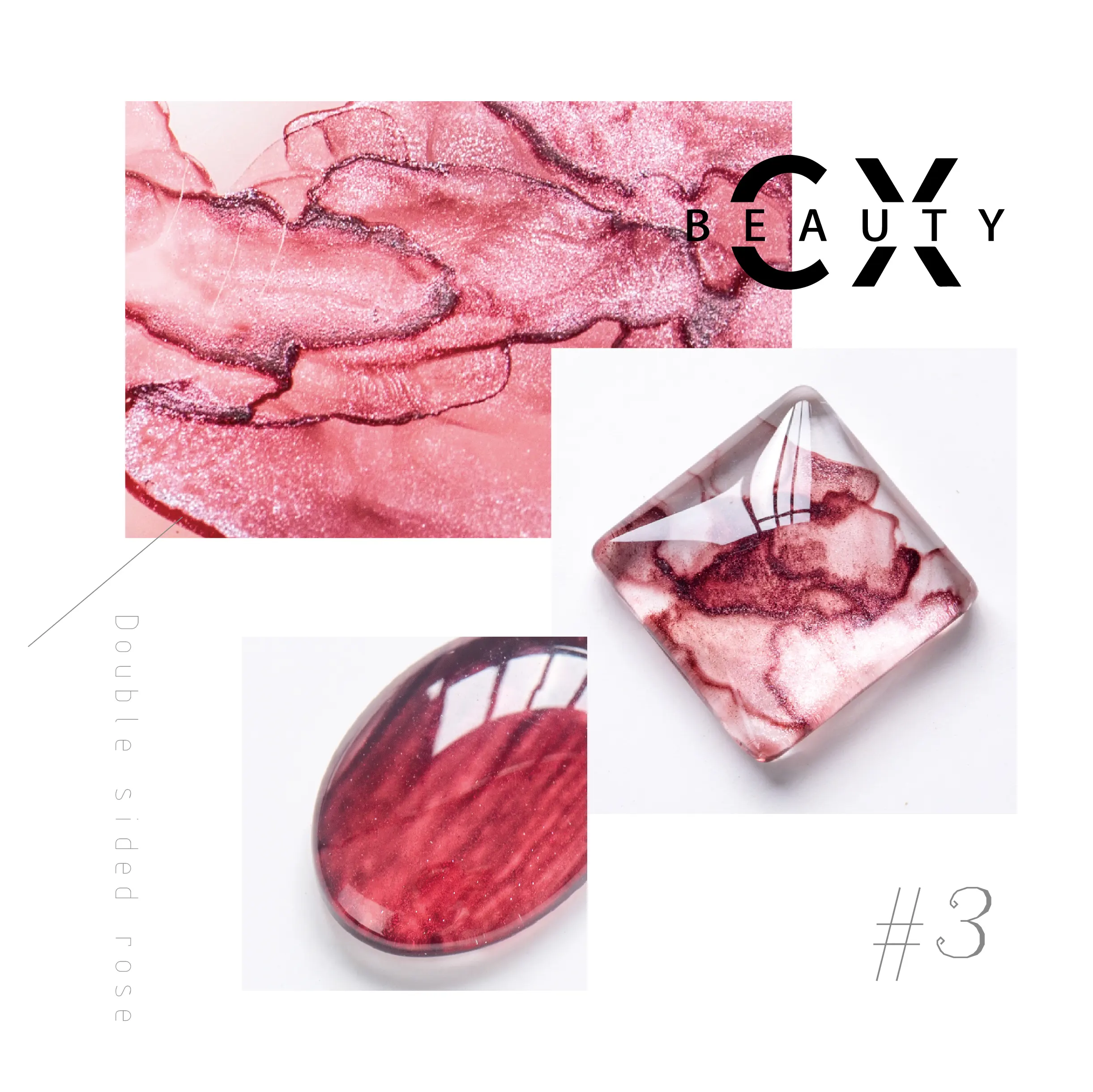 Guangzhou CX cosmetic factory latest Shimmering Marble art Ink nail gel polish for manicure