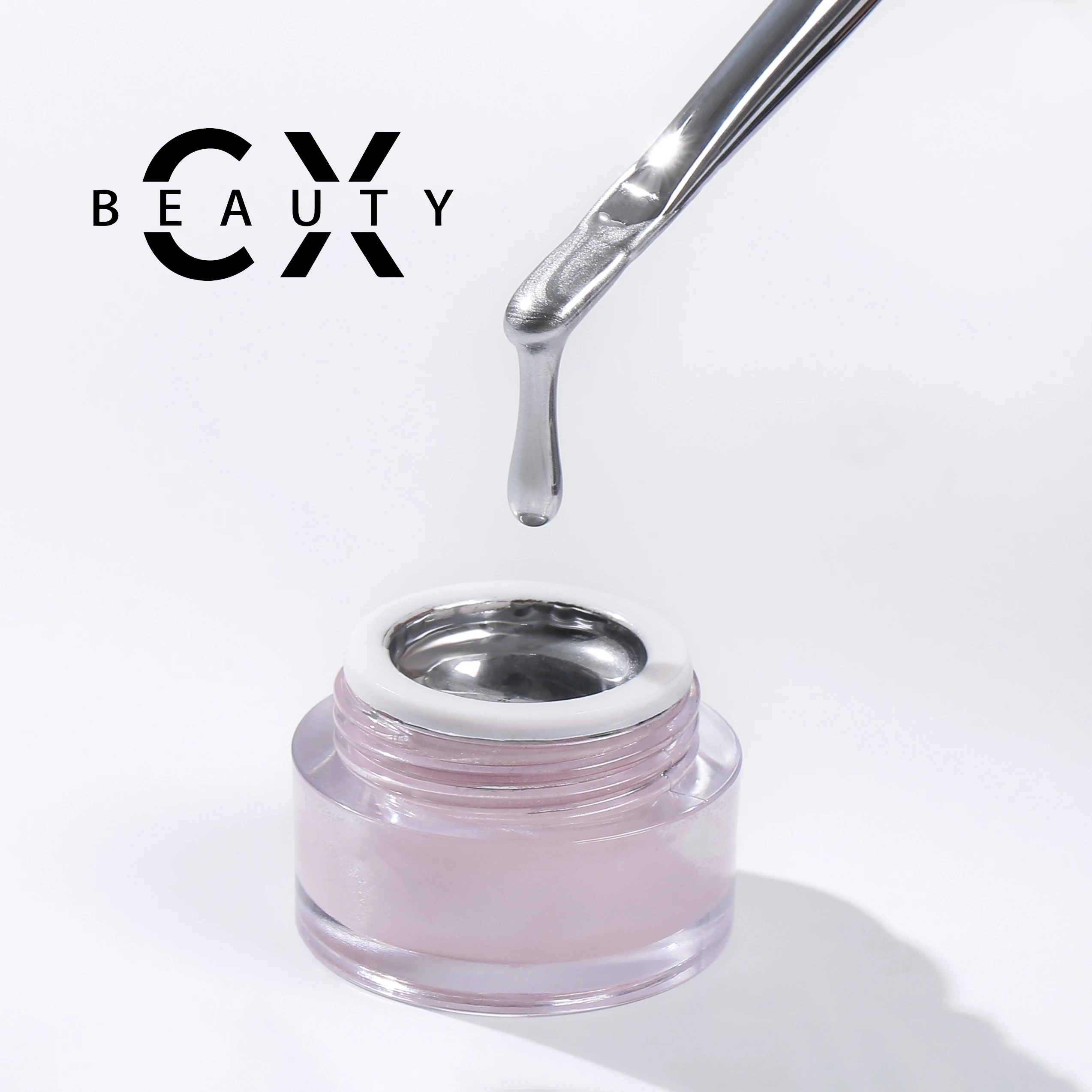 Guangzhou CX manicure supplier customized no wipe metallic painting gel for nail art