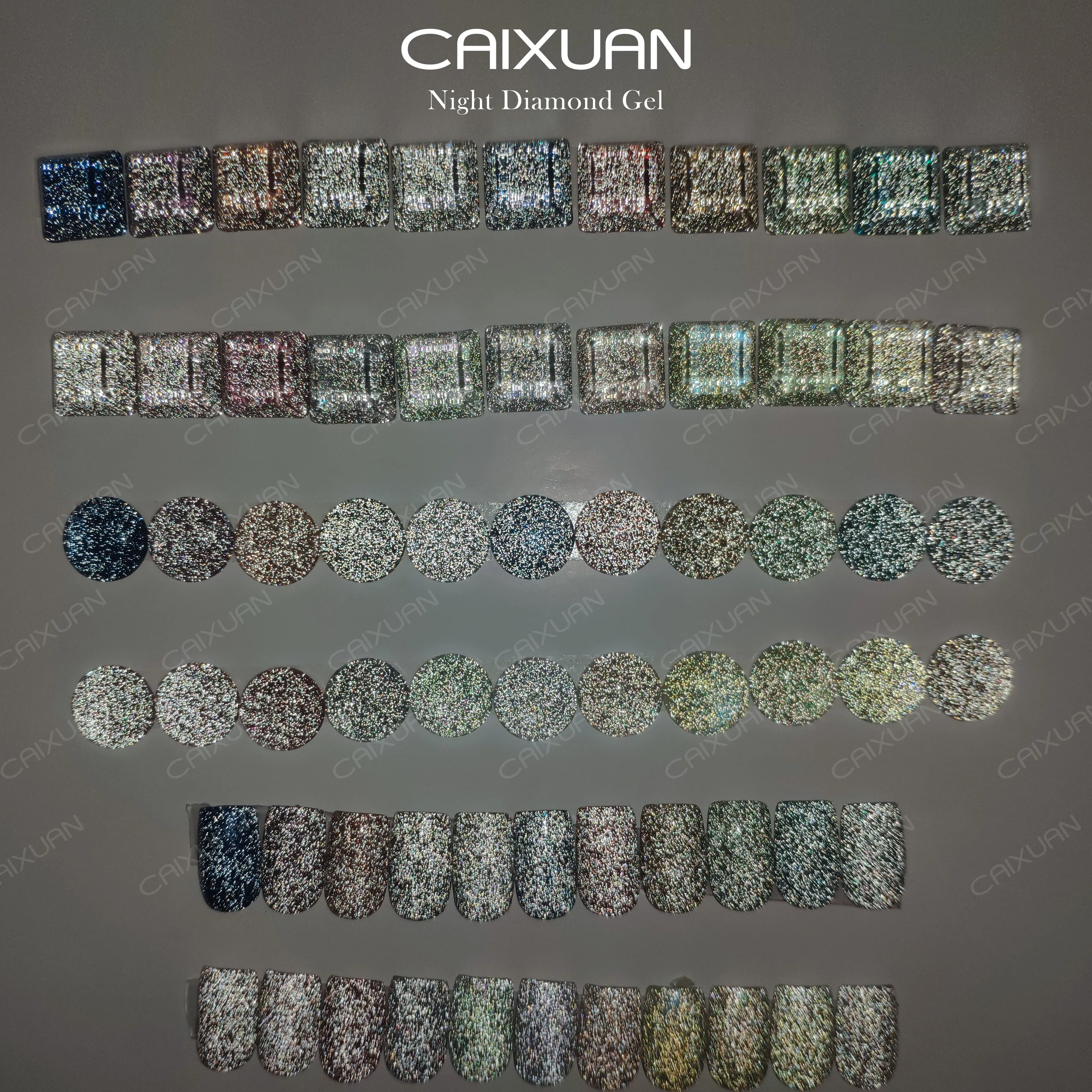 Hot selling Color reflecting gel polish Beauty Supply diamond product