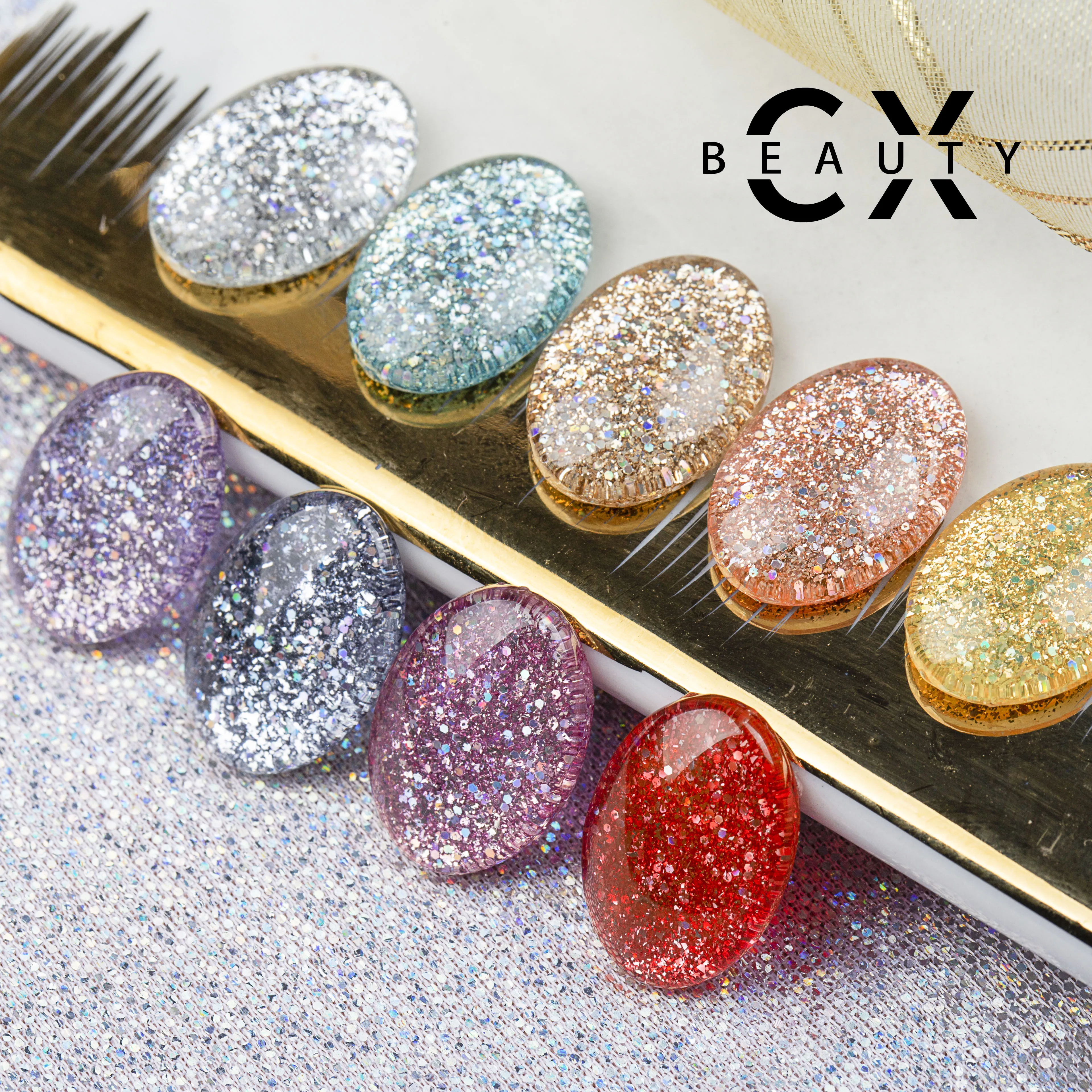 New Fashion Product With Glitter Super Shiny Effect Magic Platinum Gel For Nail Salon Without HEMA