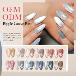 New Arrival Ripple Cat Eye Base Gel OEM/ODM Rubber Base Gel