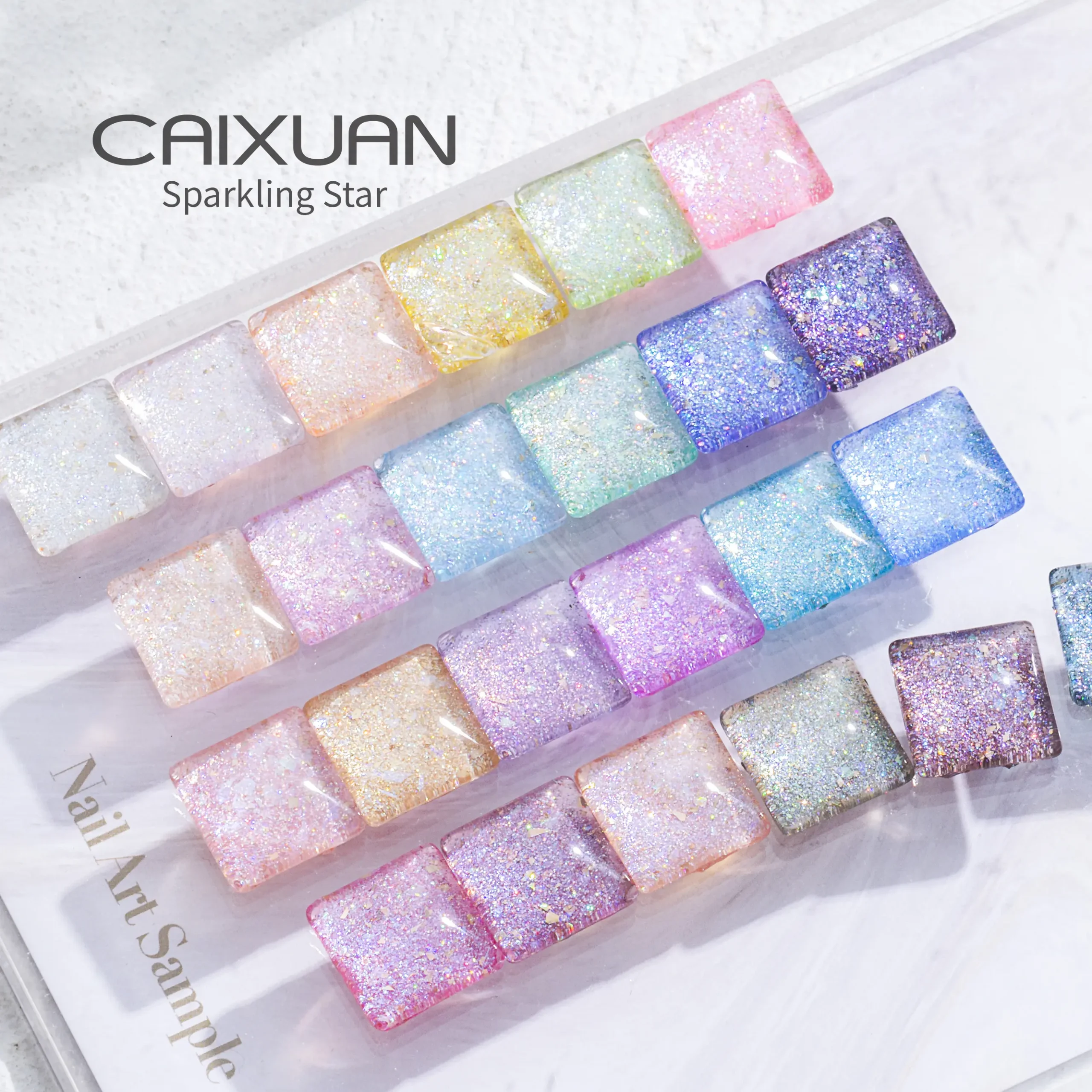 CX Beauty Sparking Star Gel 24 Colors Soak Off Nail Supply