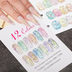 Gel Polish 15ml Golden Flake Gel Nail Polish Uv Light Nails Gel Polish