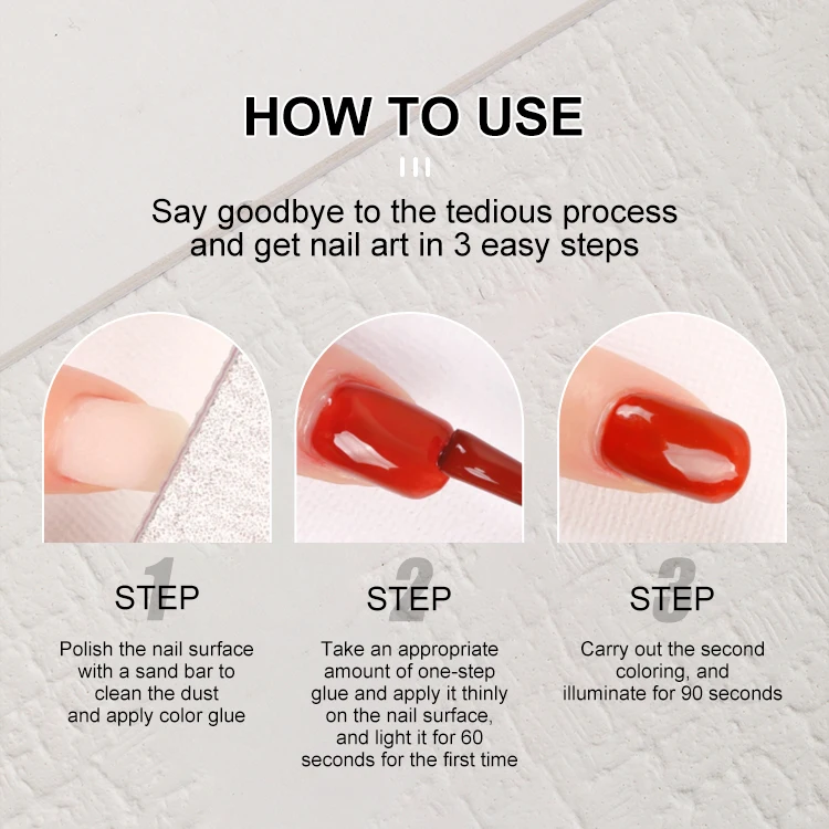Professional Nail Supply Soak Off Gel Nail Polish15ml Custom Private Label Color Uv/led Lamp One Step Gel Polish For Nail Salon