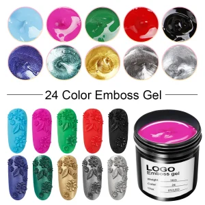 Caixuan Emboss Gel High Quality Nail Polish Wholesale 1kg/5kg