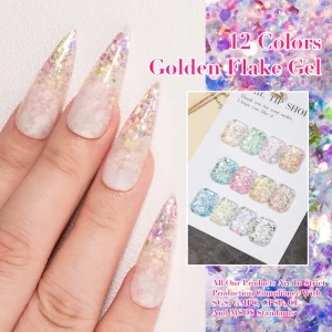 New Product Golden Flake Gel Wholesale Price 1kg/5kg Bulk Package