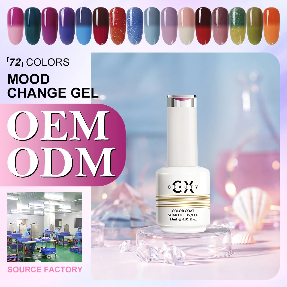 Hot Sale Wholesale Prices Mood Change Gel Temperature Gel for Nail Art UV Gel Polish