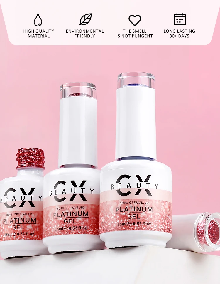 Hot Sale 15ml Platinum Gel OEM/ODM Wholesale UV Gel Polish