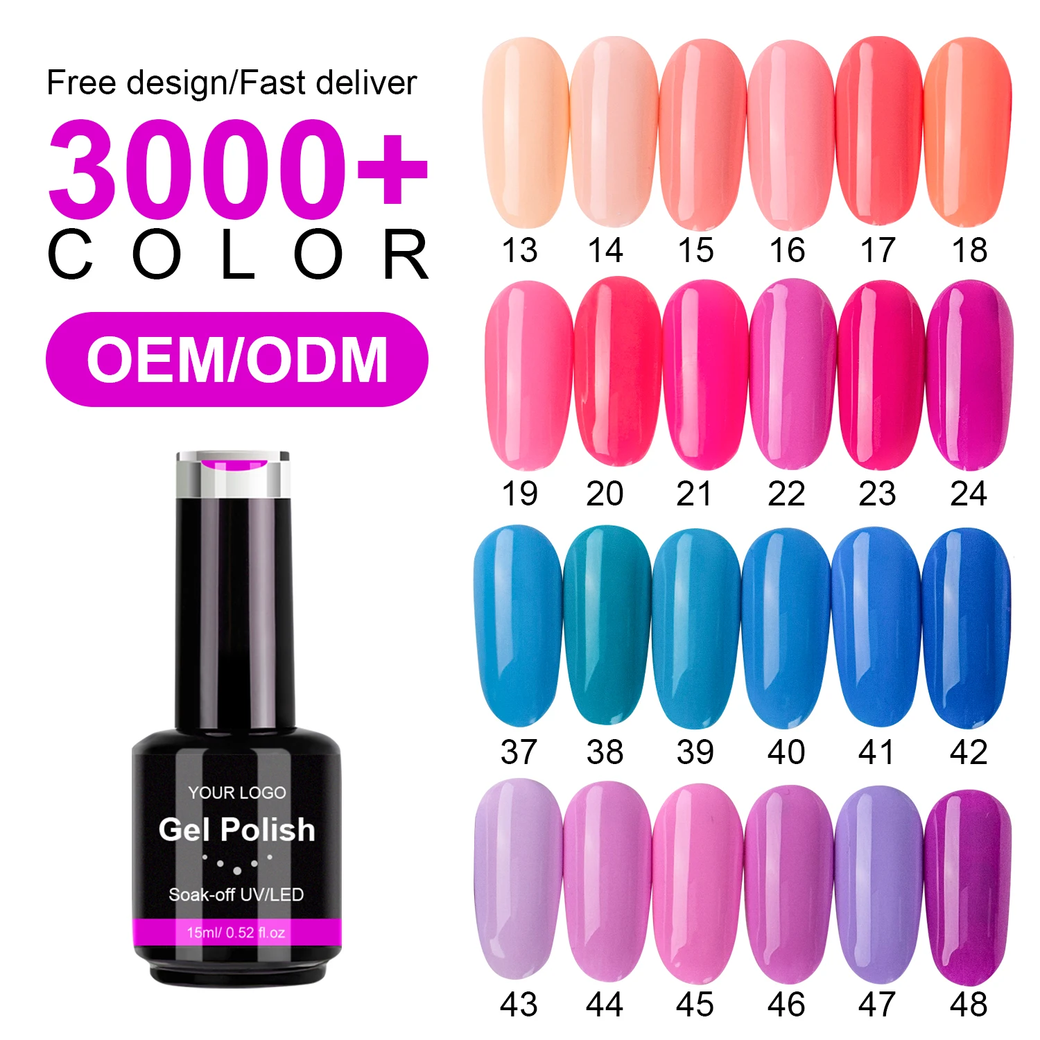 CX Beauty Hema Free Gel Polish Wholesale New Trends Gel Nail Polish Color High Quality Esmaltes Gel Nail Polish