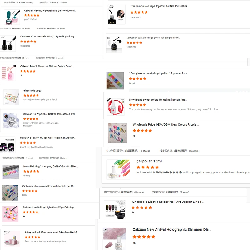 Guangzhou CX cosmetic factory latest Shimmering Marble art Ink nail gel polish for manicure