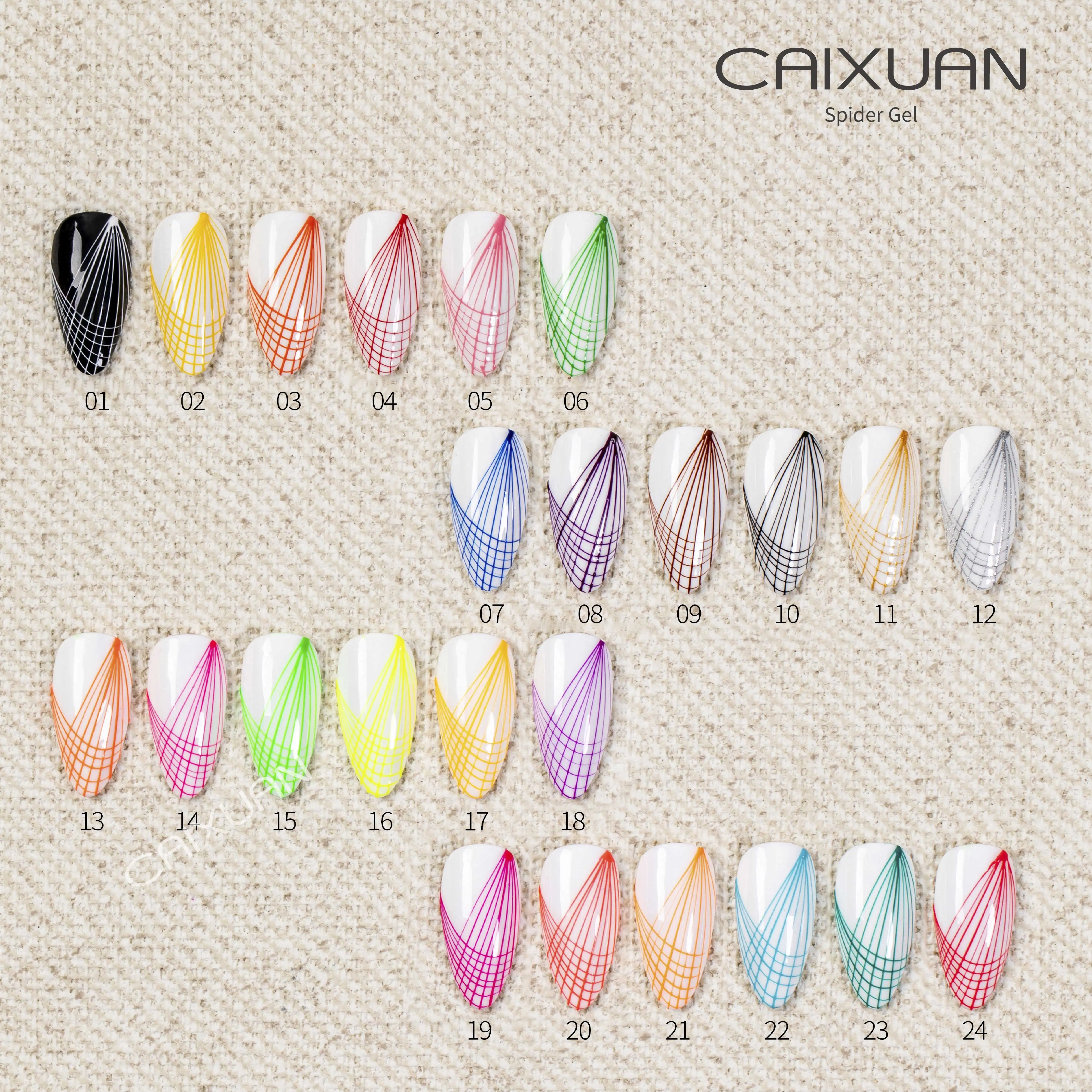 CX Beauty Spider Gel New Arrival 2022 Soak Off UV Gel Polish Professional Private Label For Nail