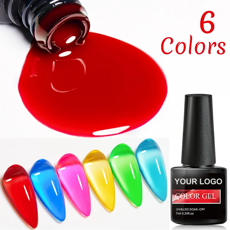 CAIXUAN Summer color Jelly gel New Arrivals Best Gel Polish ICE Nude Pink Skin Color