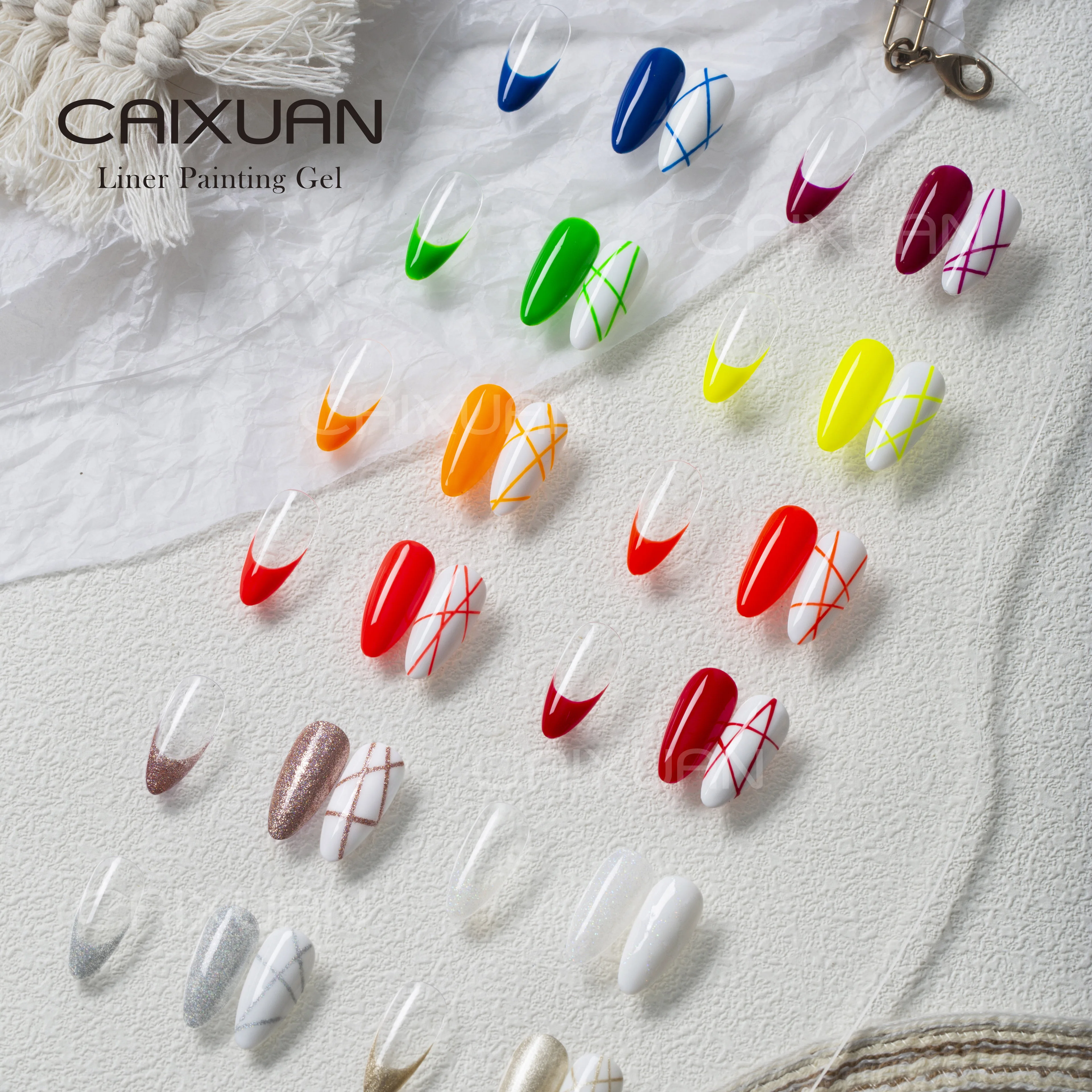 Professional wholesale uv led gel nail polish liner gel for nail art