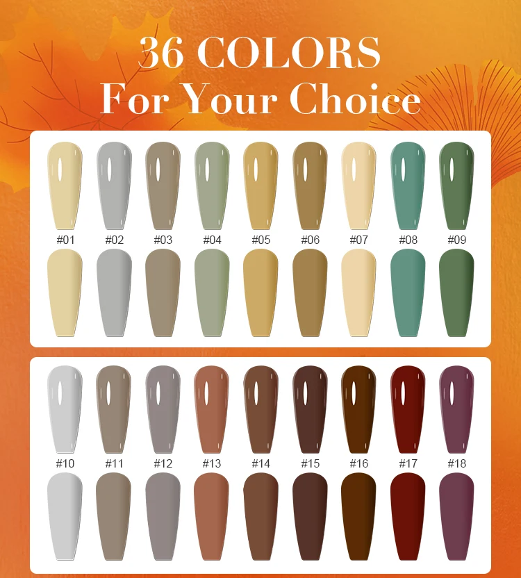 Hot Sale Free Sample Autumn and Winter Gel Polish for Nail Art ODM/OEM Wholesale