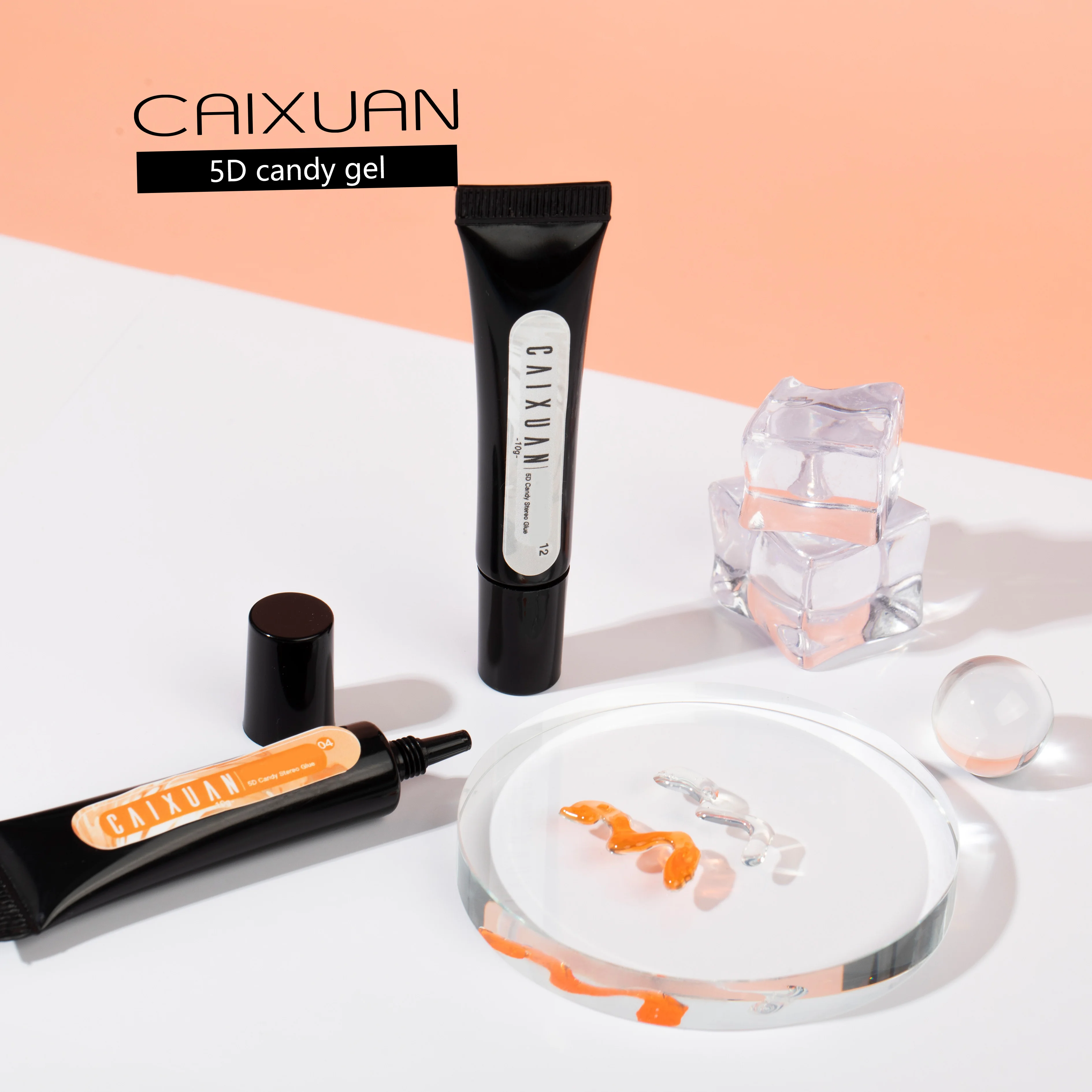 Free Samples Wholesale 5D Candy Gel Easy to Soak-off OEM/ODM