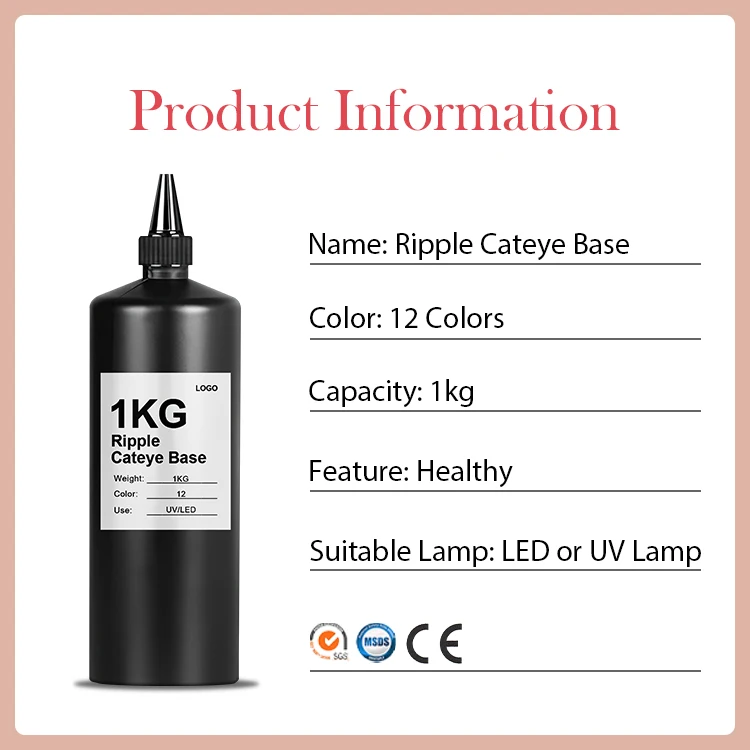Nail Supply Ripple Cat Eye Base for Nail Art ODM/OEM Bulk Capacity