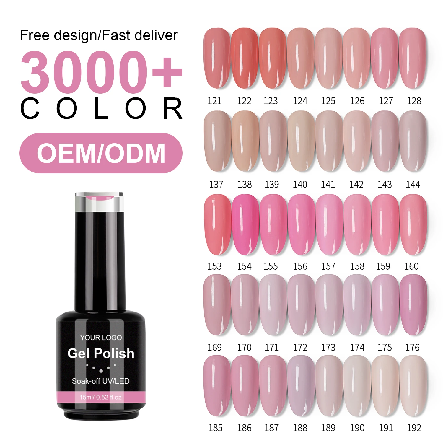 CX Beauty Hema Free Gel Polish Wholesale New Trends Gel Nail Polish Color High Quality Esmaltes Gel Nail Polish