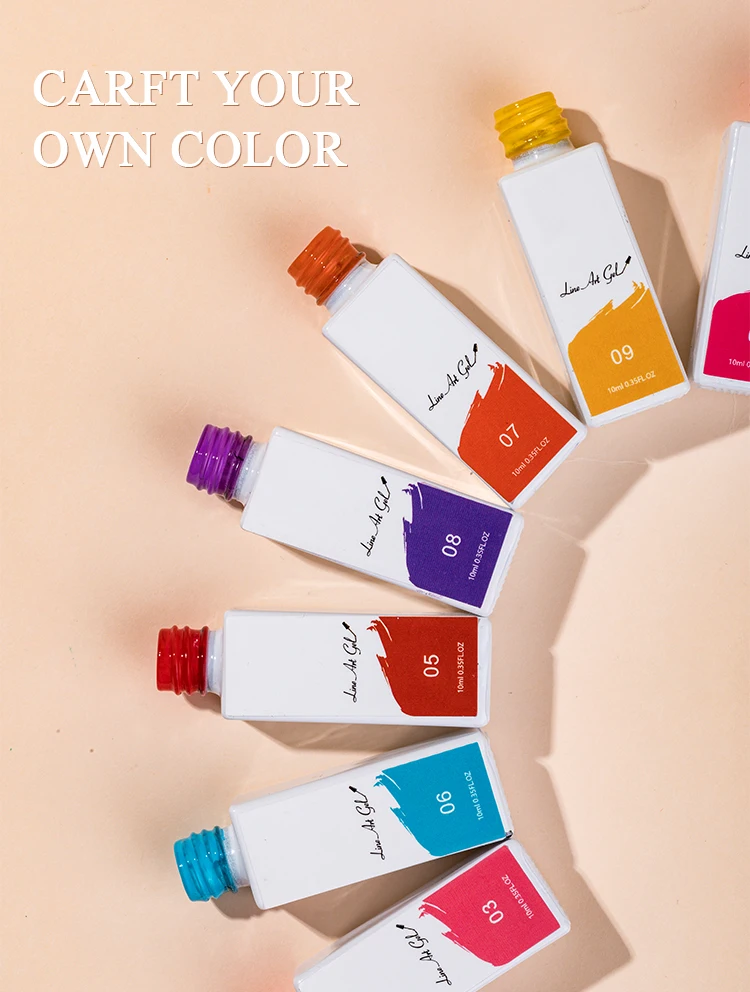 Customized Liner Art Gel OEM/ODM Wholesale UV Gel Polish for Nail Art