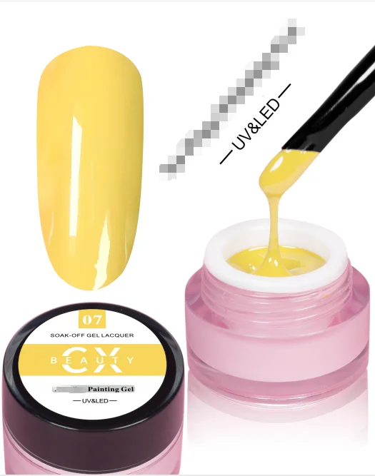 Wholesale Neon Stamping Gel Neon Painting Gel 2 in 1 Gel Polish