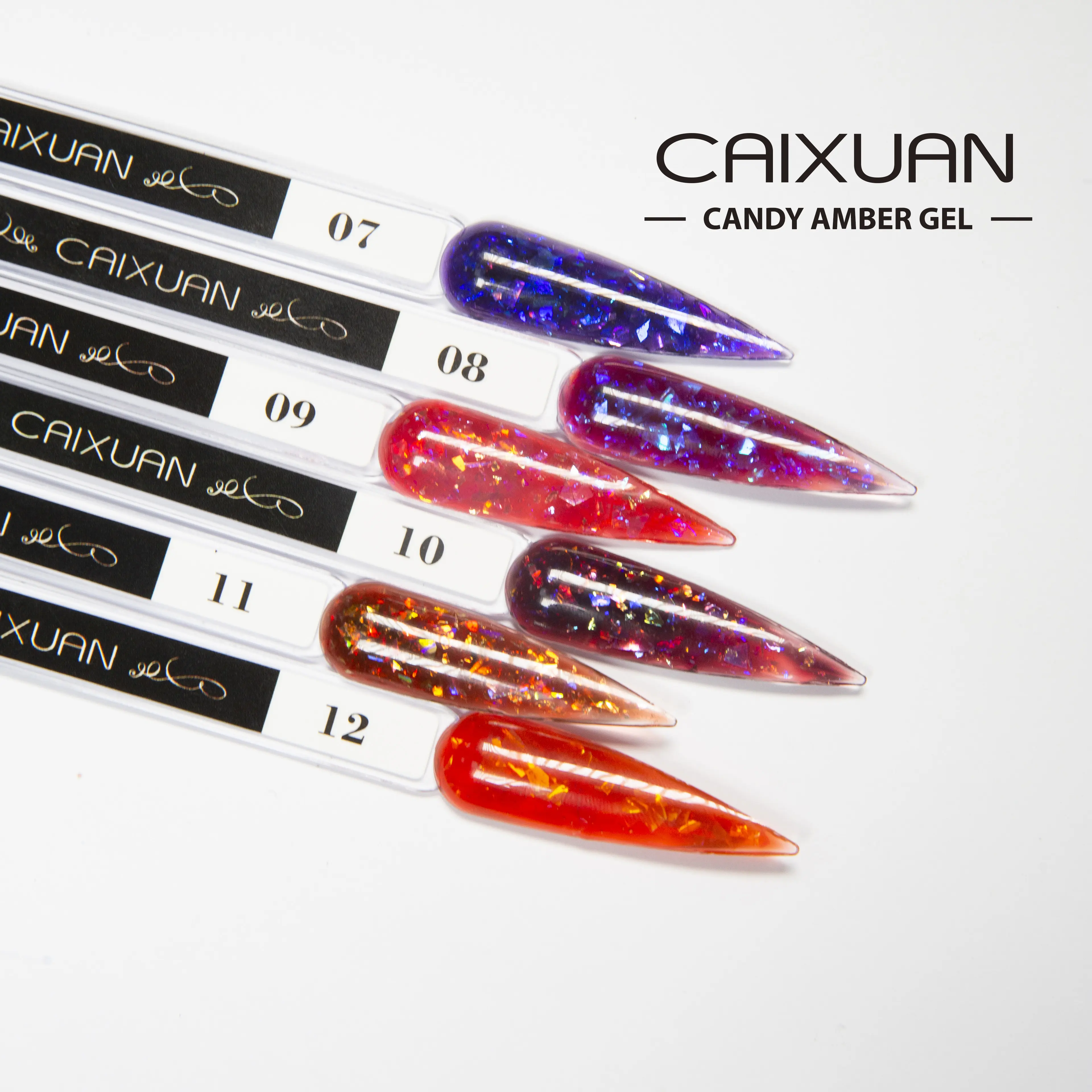 high quality candy amber gel for nail beauty uv gel nail polish customize label wholesale
