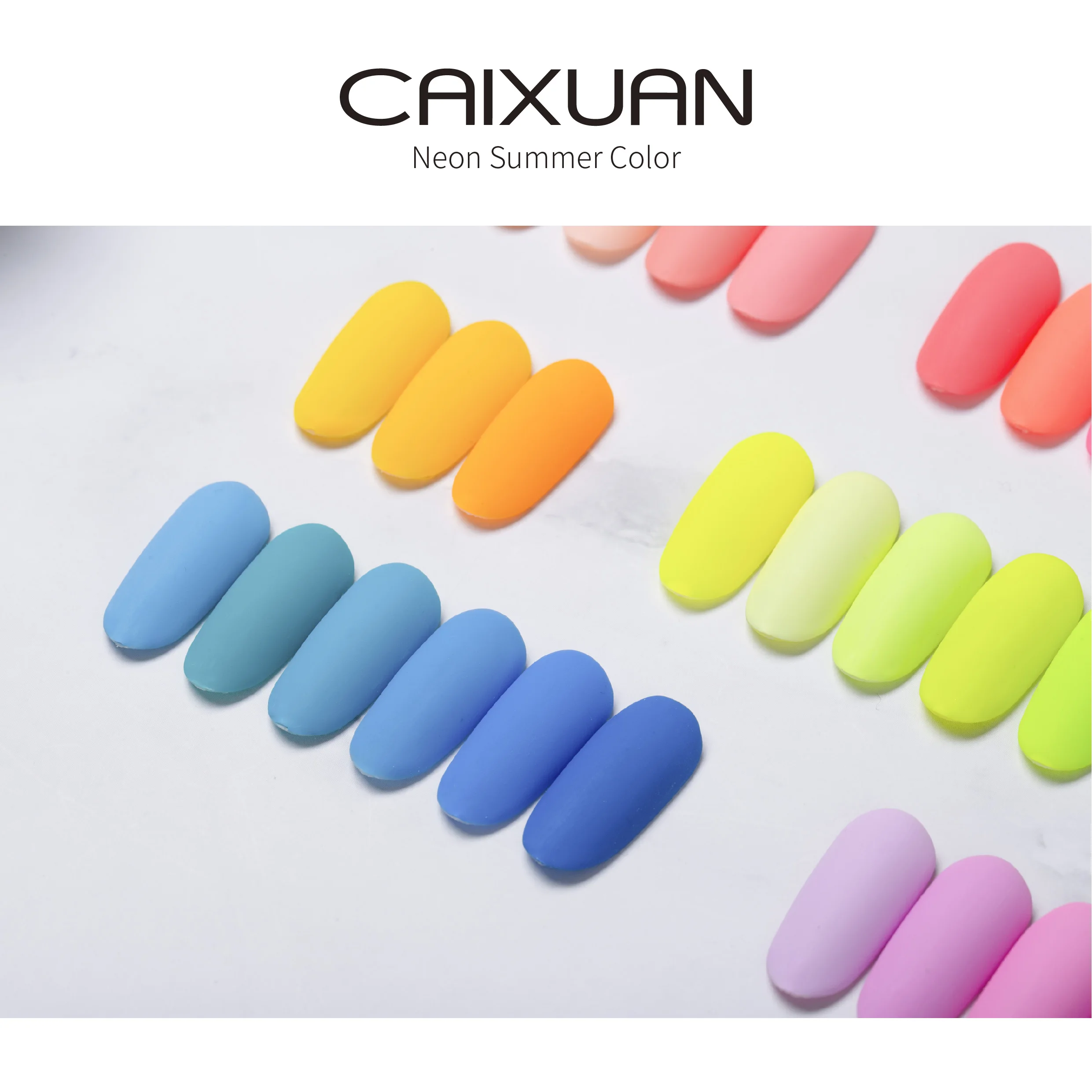 CX beauty Bulk high quality neon gel polish for nail supplies bulk