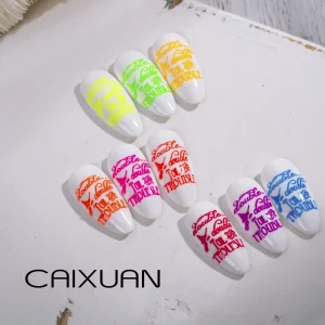 Wholesale Neon Stamping Gel Neon Painting Gel 2 in 1 Gel Polish