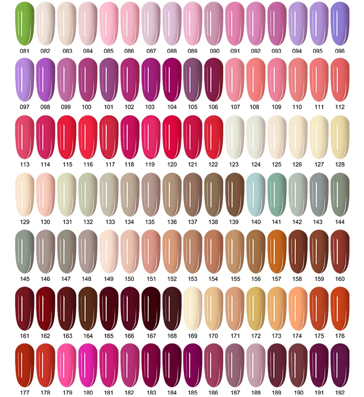Free Sample Hema Free 296 Color Gel for Nail Salon Professional Nail Supply Gel Nail Polish