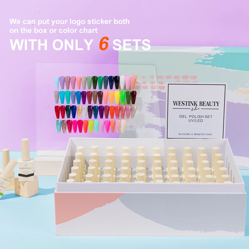 Hot Sale OEM/ODM 58 Colors Color Gel UV Gel Polish Wholesale