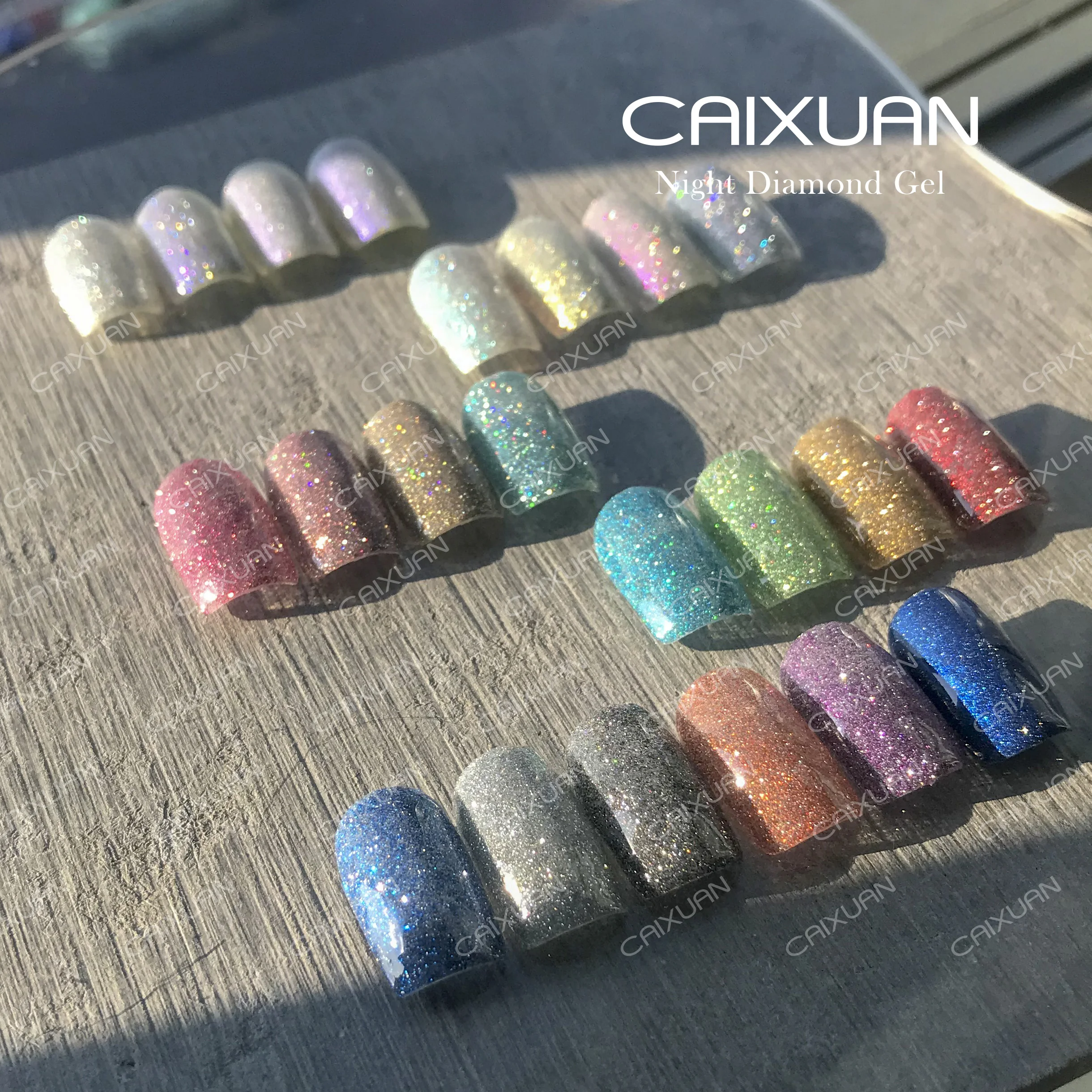 Hot selling Color reflecting gel polish Beauty Supply diamond product