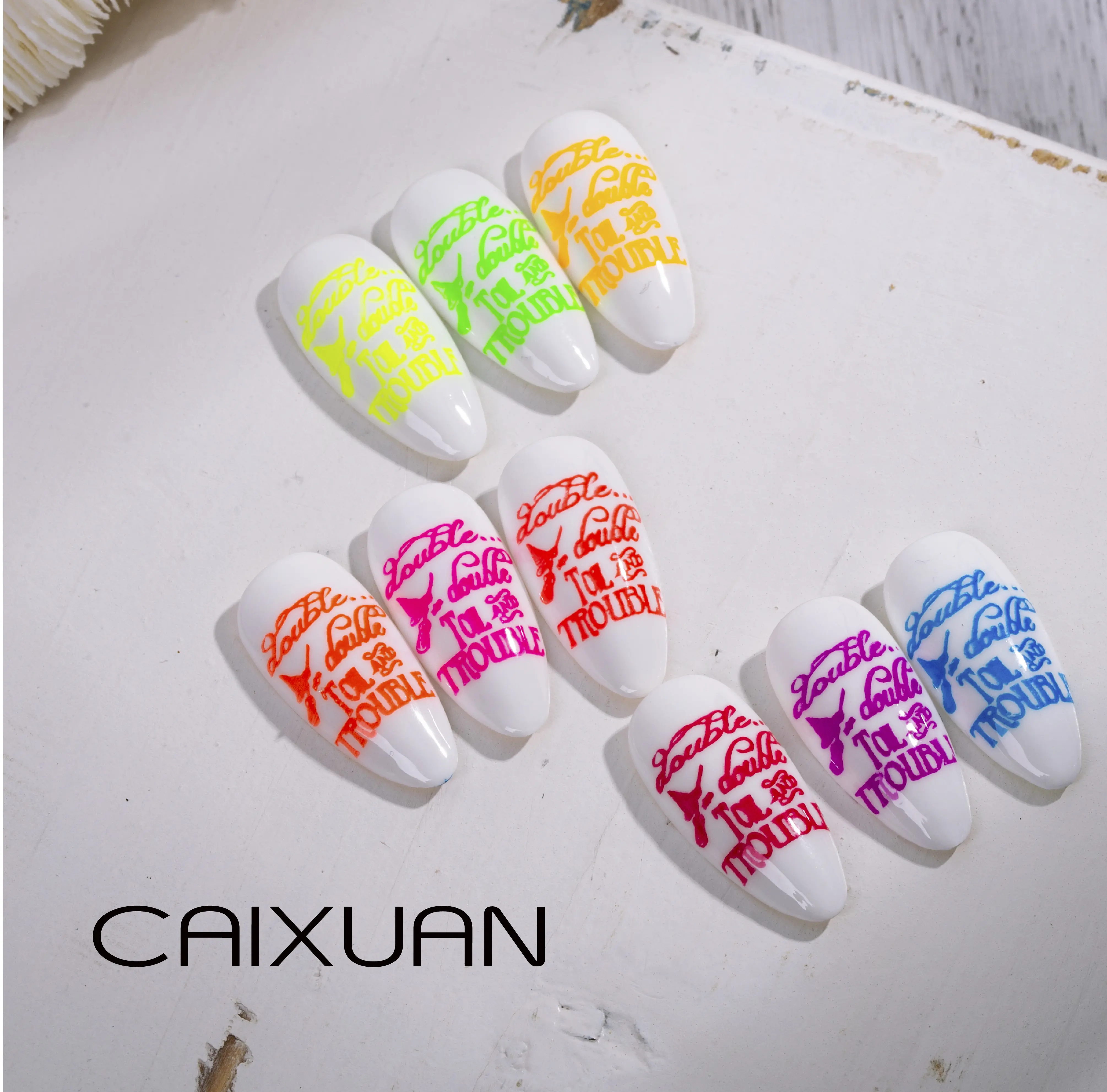 Hot Sale 2022 new Neon Painting Stamping Gel In Uv Gel Polish Color art drawing