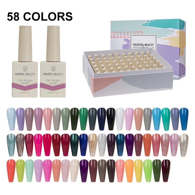 Hot Sale OEM/ODM 58 Colors Color Gel UV Gel Polish Wholesale