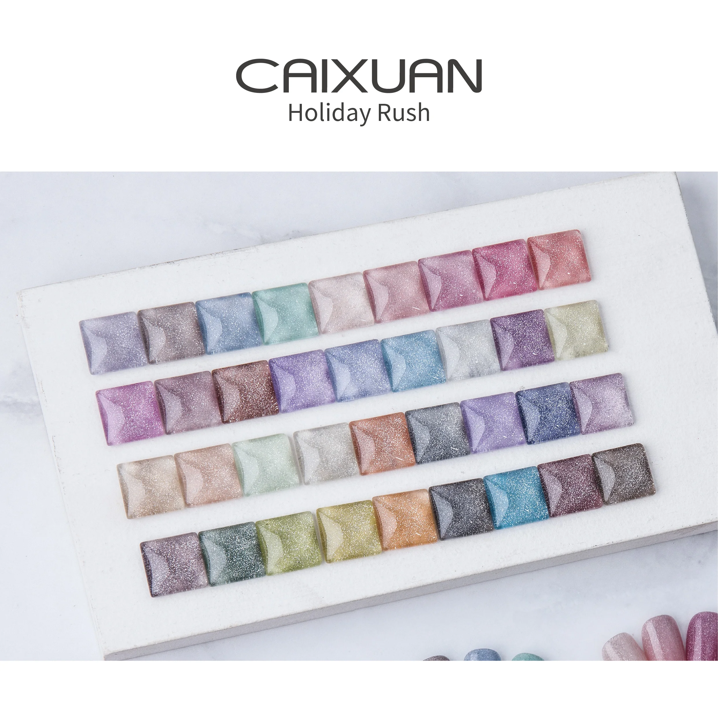 Caixuan Brand New Holiday Rush Gel UV/LED Gel Easily Soak Off