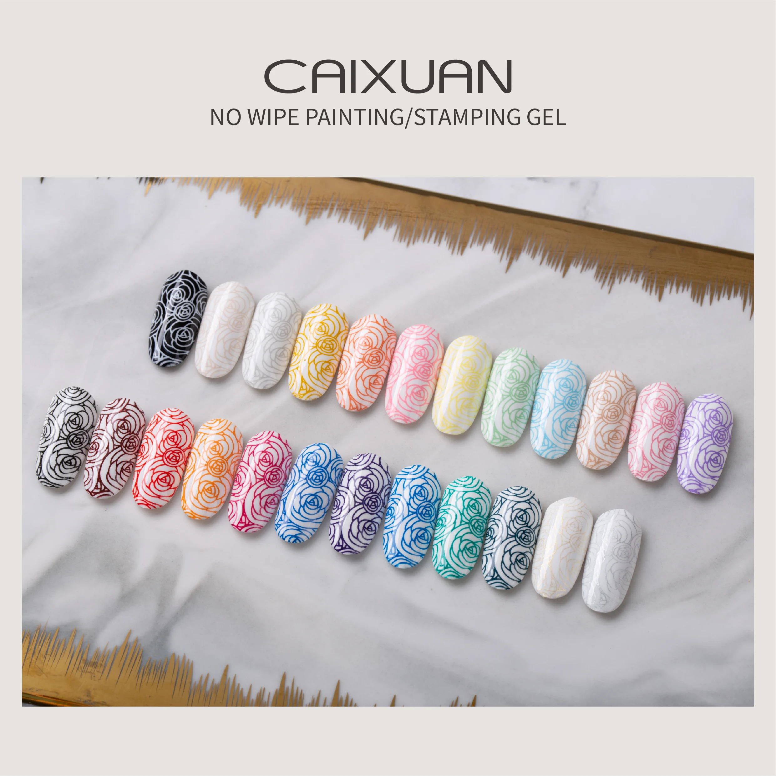 Nail Beauty supply OEM painting gel nail art for manicurist