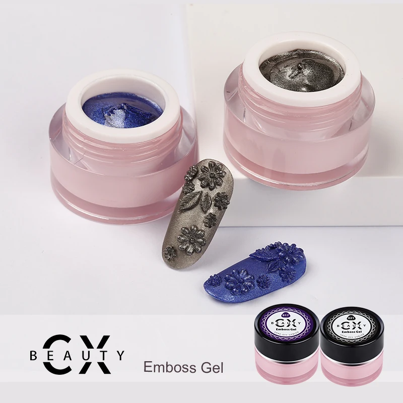 emboss gel art gel 8ml with private label cx beauty