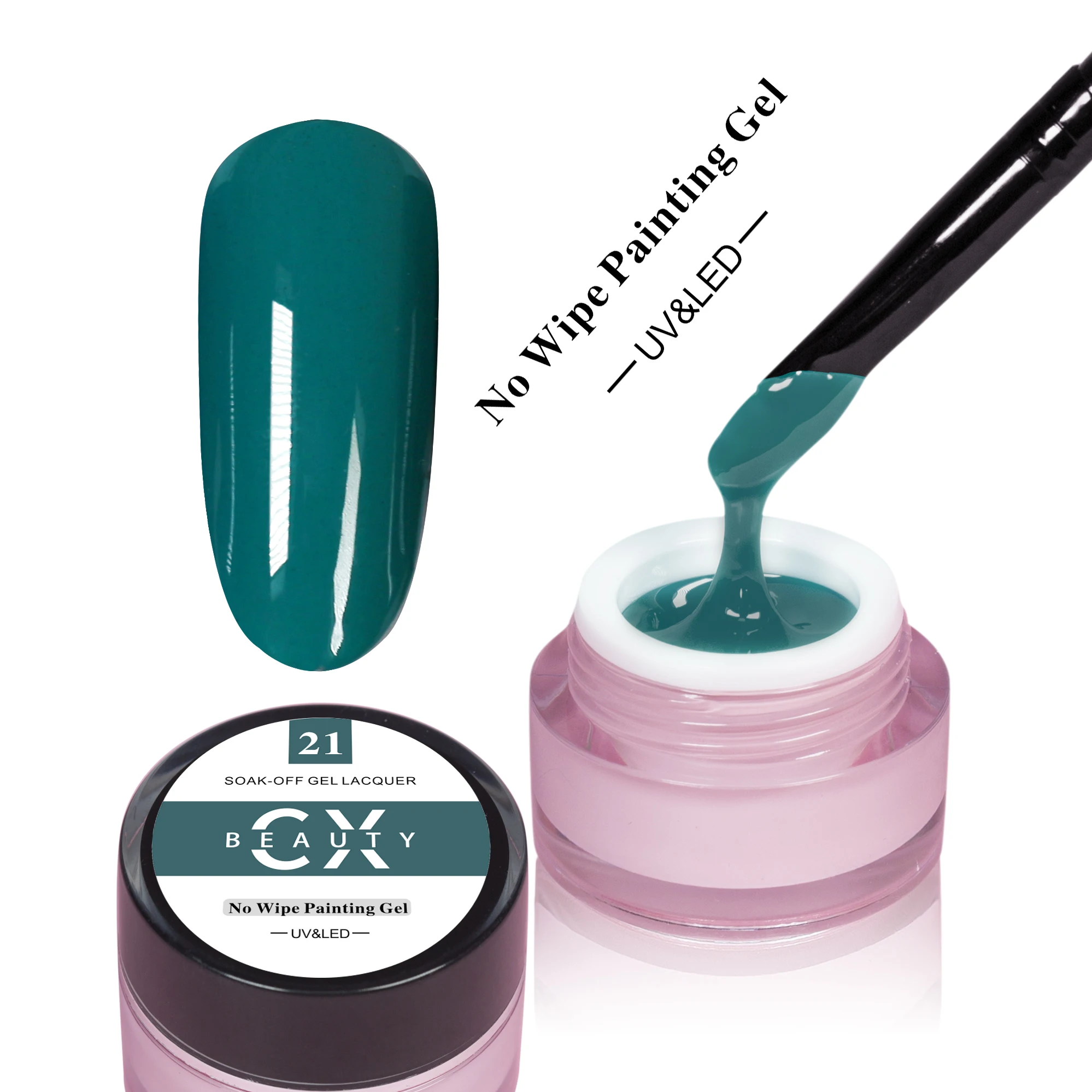 Factory Wholesale Free Sample OEM Private Label 41 color stamping gel Art Nail Painting