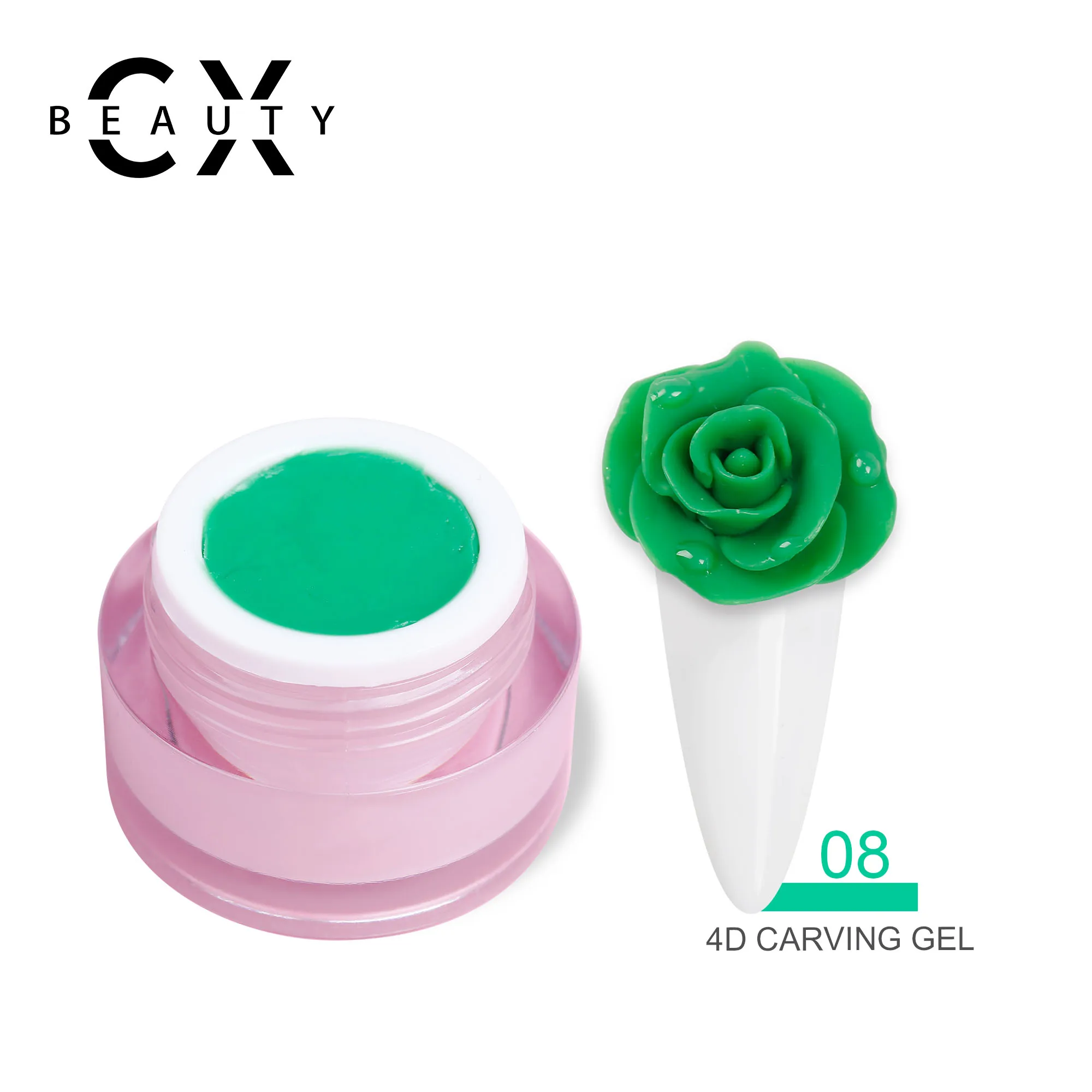 Caixuan OEM/ODM 30 Colors 4D Carved Gel High Quality for Nail Art
