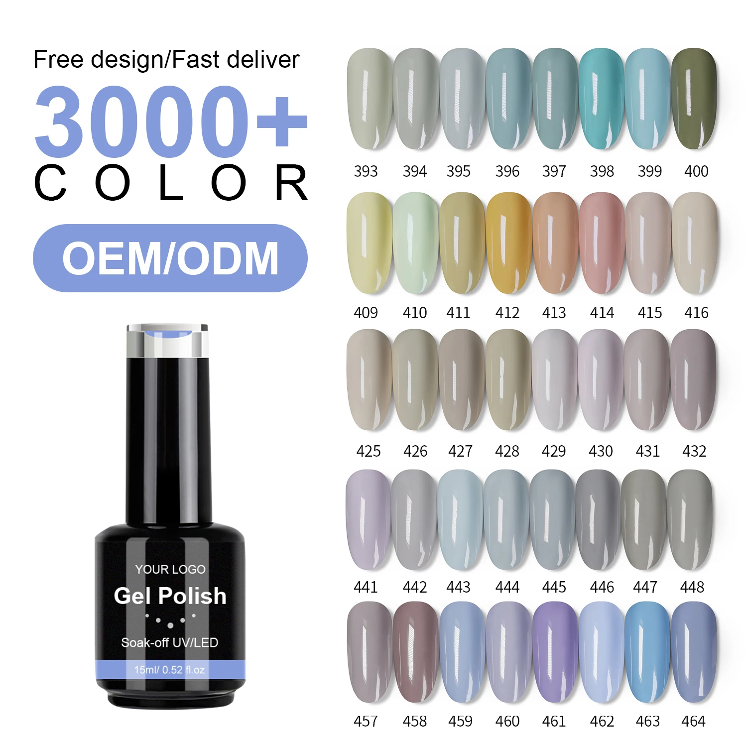 CX Beauty Hema Free Gel Polish Wholesale New Trends Gel Nail Polish Color High Quality Esmaltes Gel Nail Polish