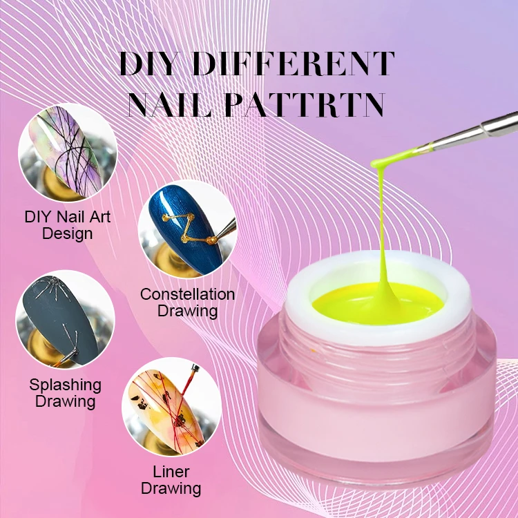 Nail Art Glow in Dark Spider Gel Wholesale Nail Supplies