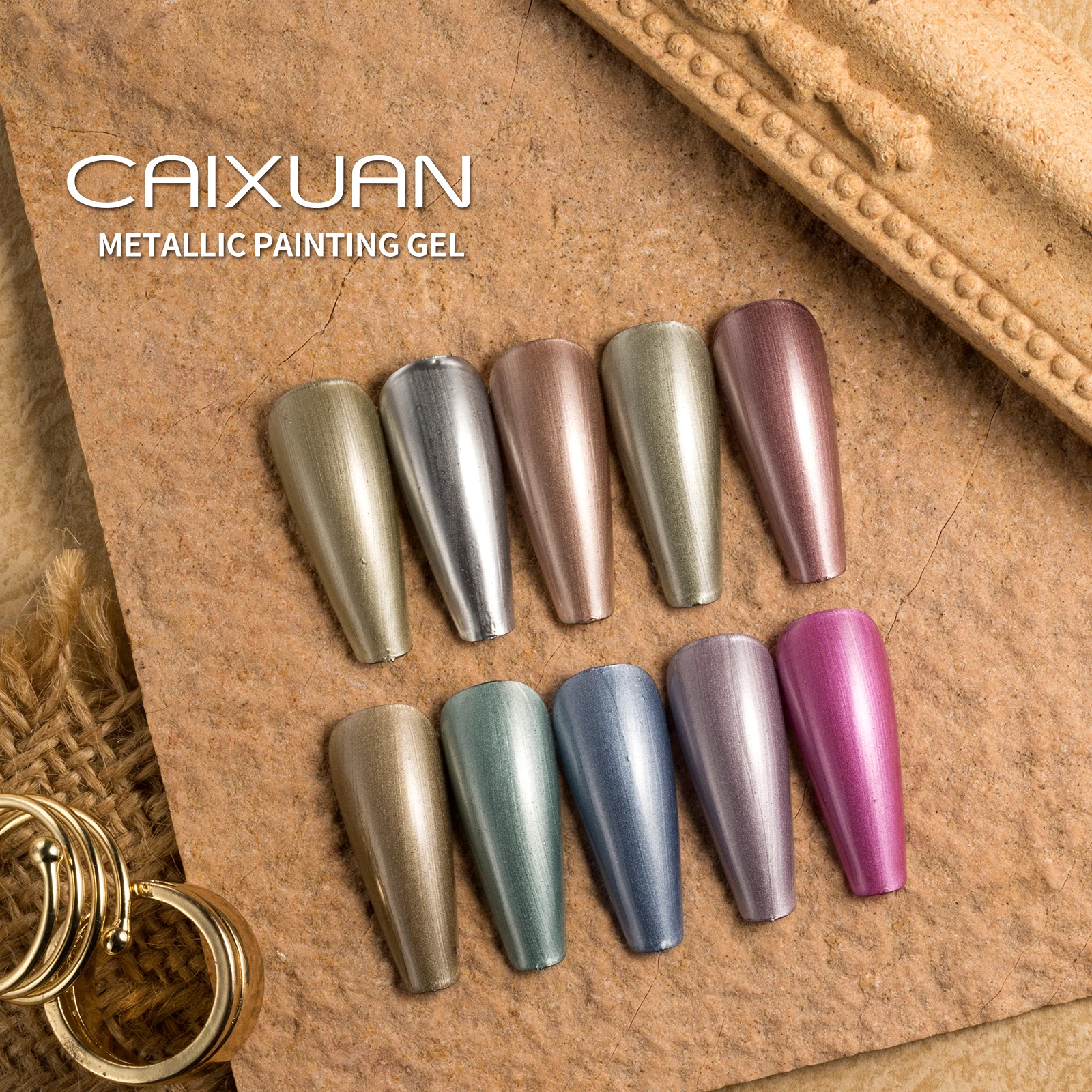 wholesale private label Top quality metallic painting gel polish nail art metal mirror nail polish uv gel