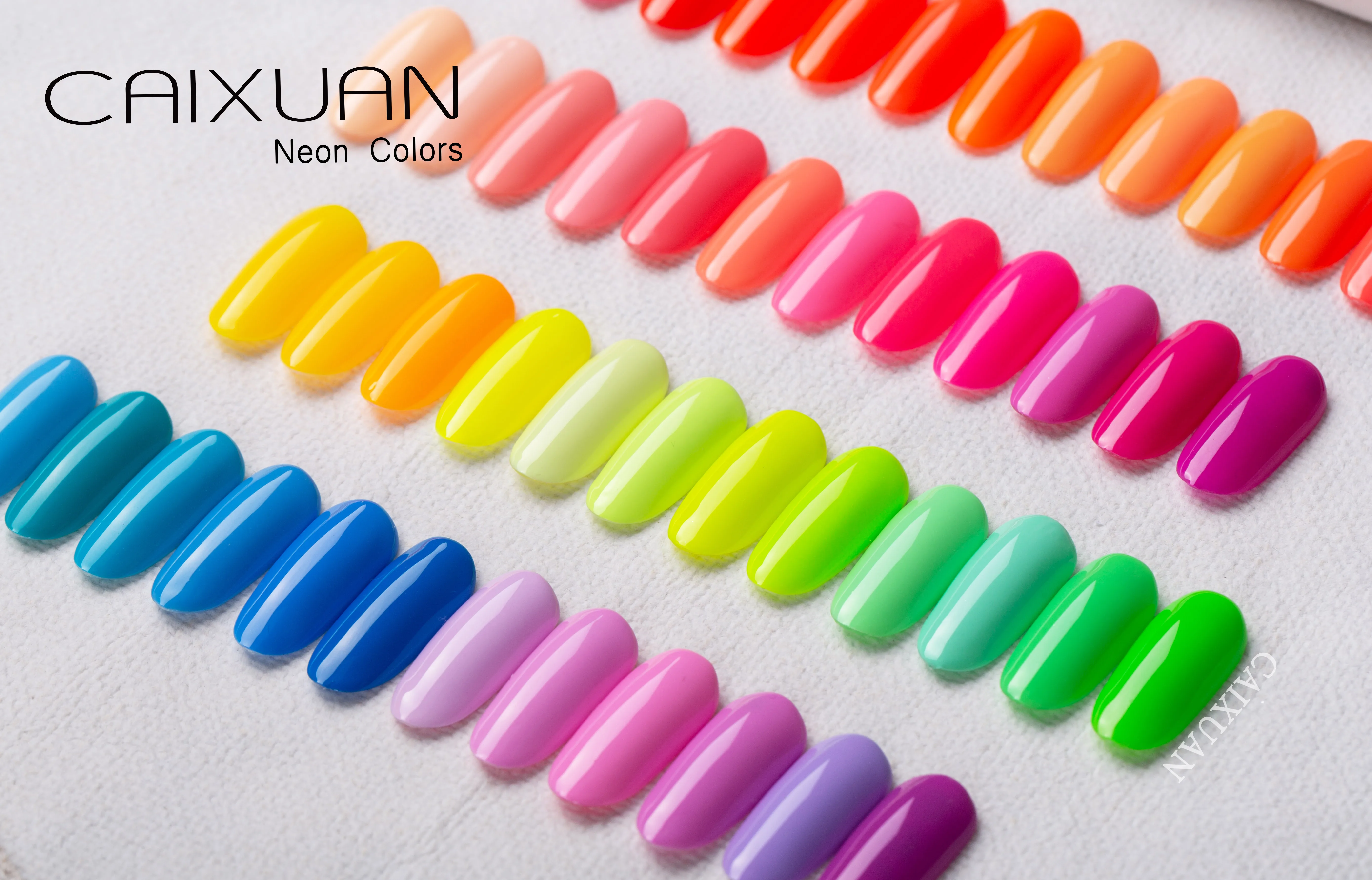 neon colors gel polish best product and cheap price UV Gel with private label neon color