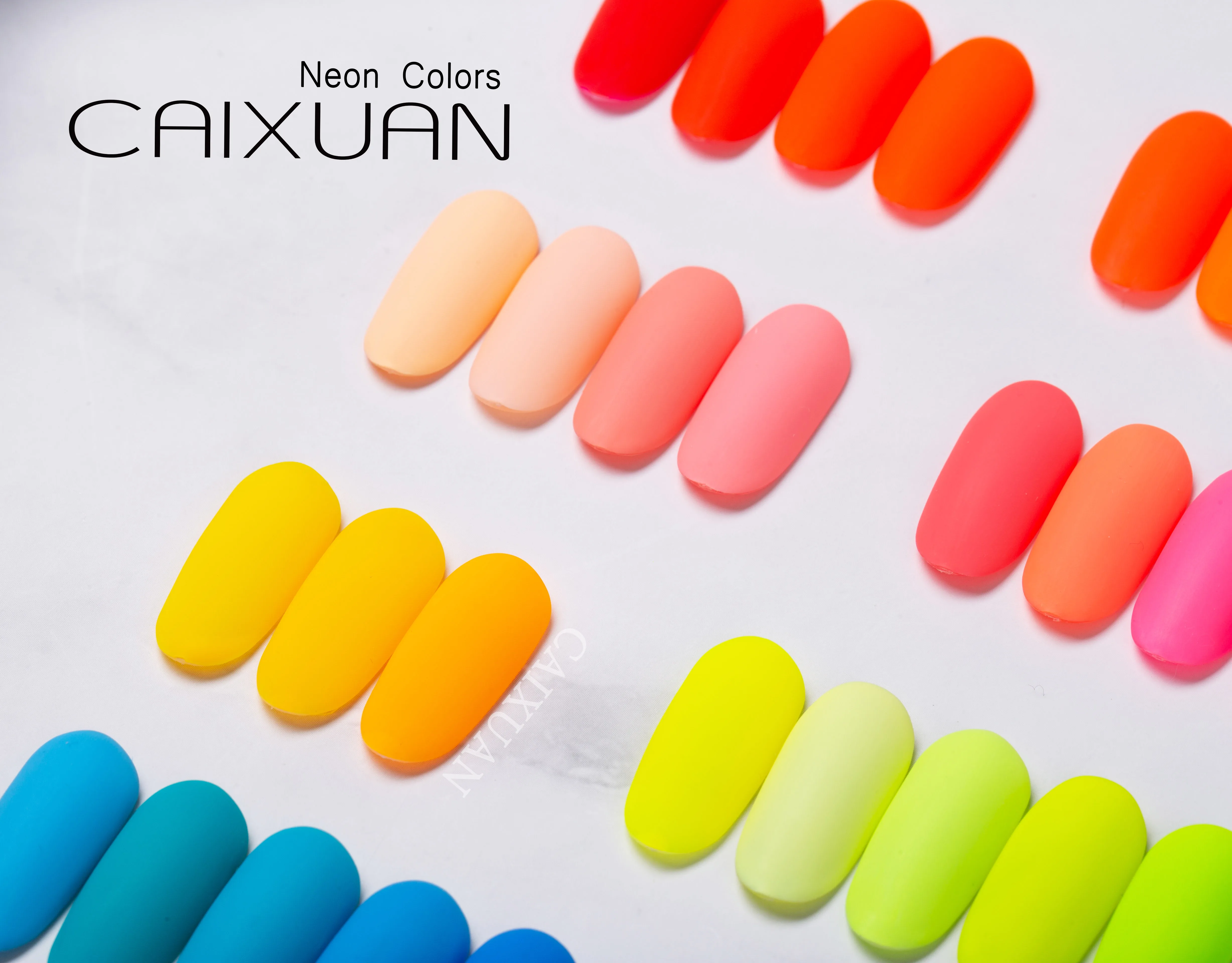 neon colors gel polish best product and cheap price UV Gel with private label neon color