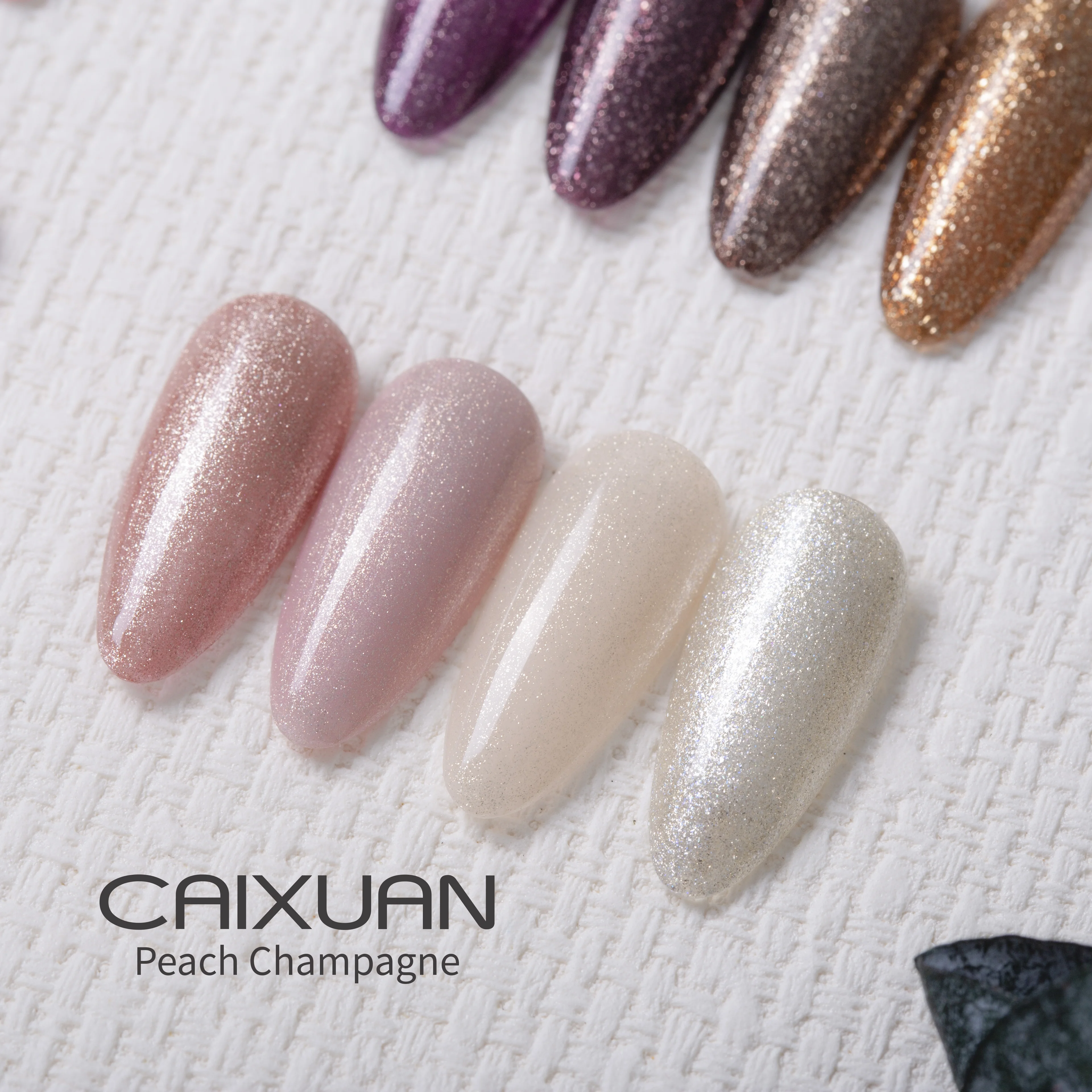 cx beauty 2022 wholesale peach champagne 48 colors soak off uv gel nail polish