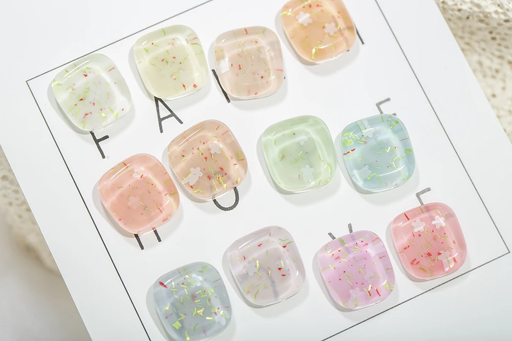 CX BEAUTY new arrival a acre of flower gel flower chips uv gel for nail art