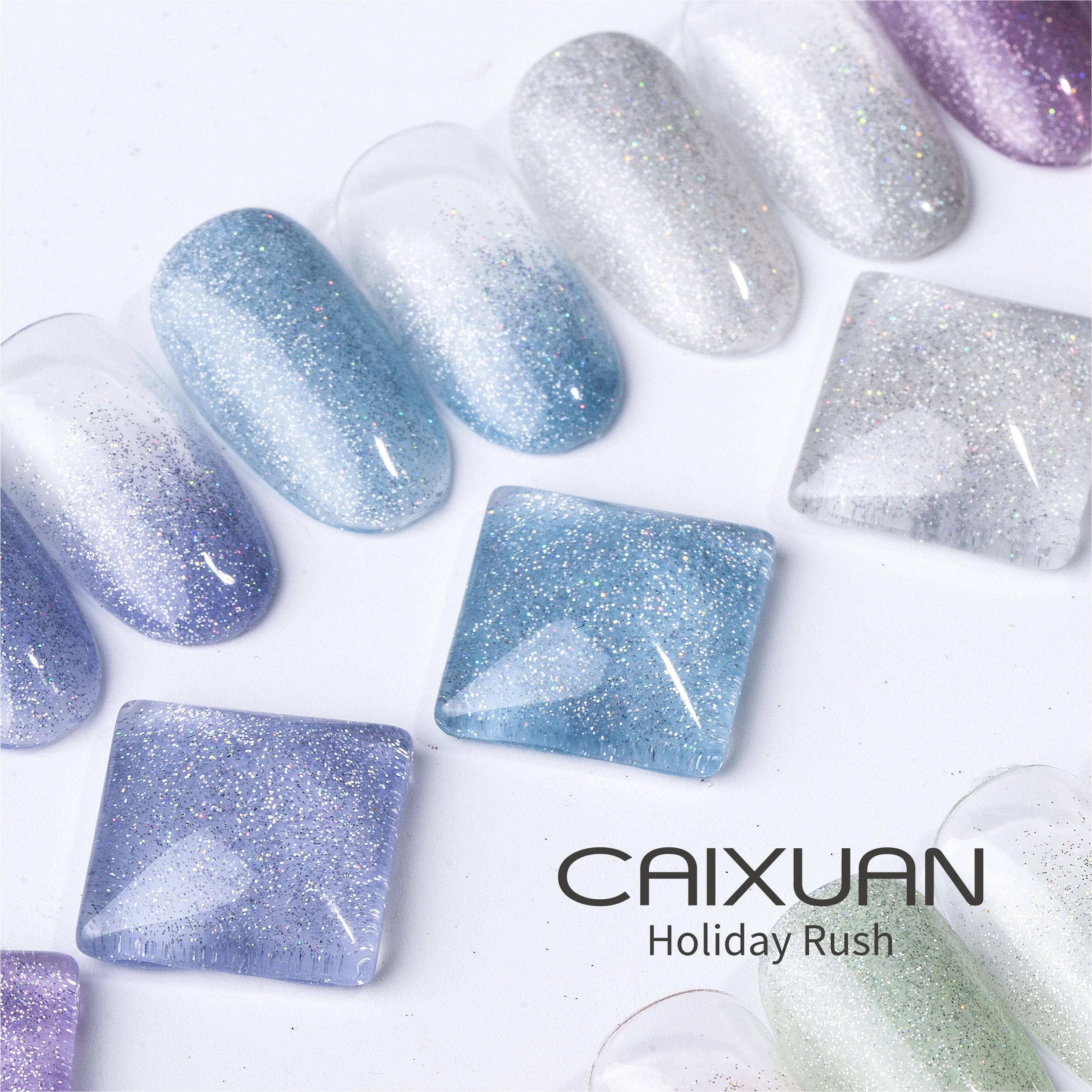 Caixuan Brand New Holiday Rush Gel UV/LED Gel Easily Soak Off