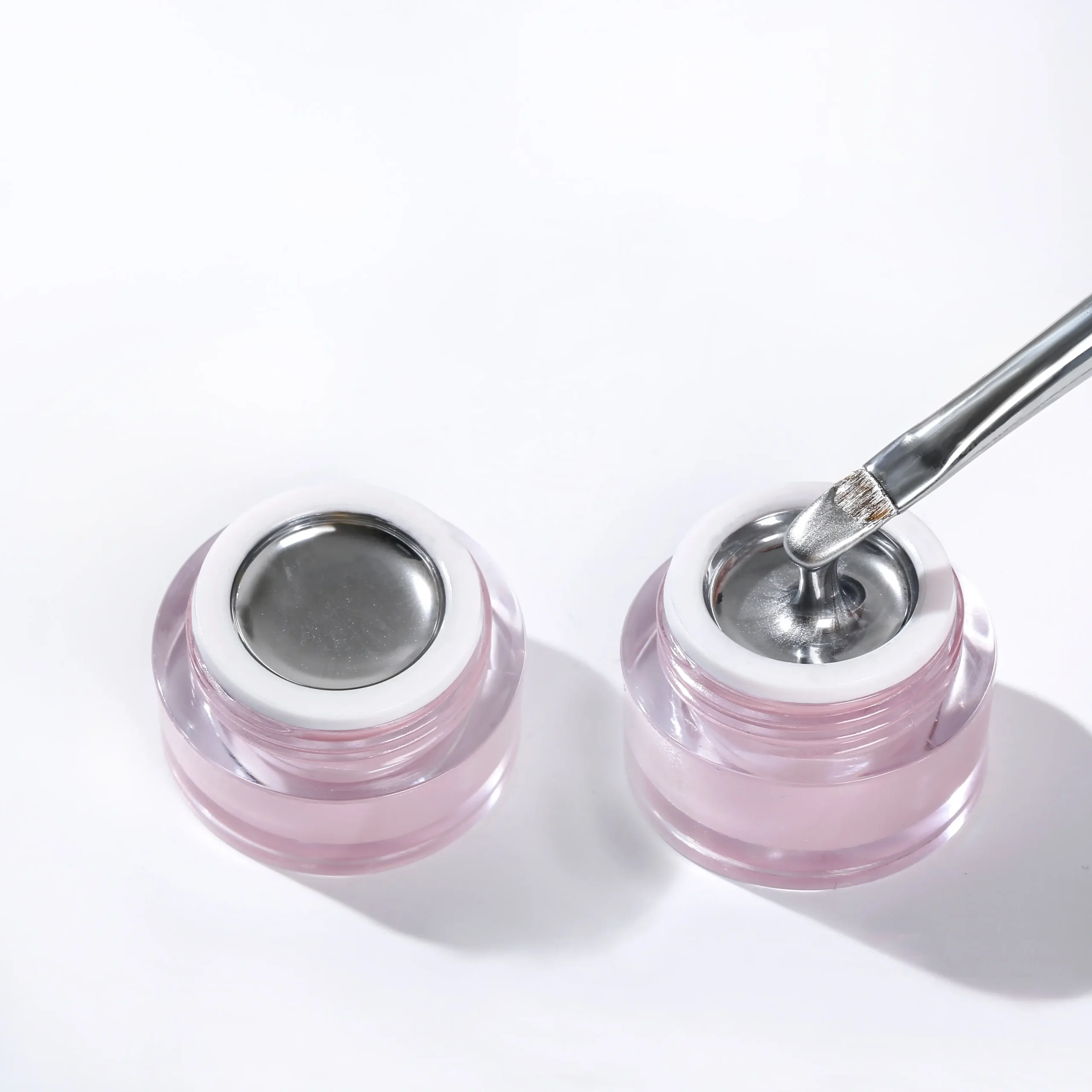 Private Label Gel Magic Metallic Color Nails UV Gel for No Wipe Metallic Painting Gel - Image 4