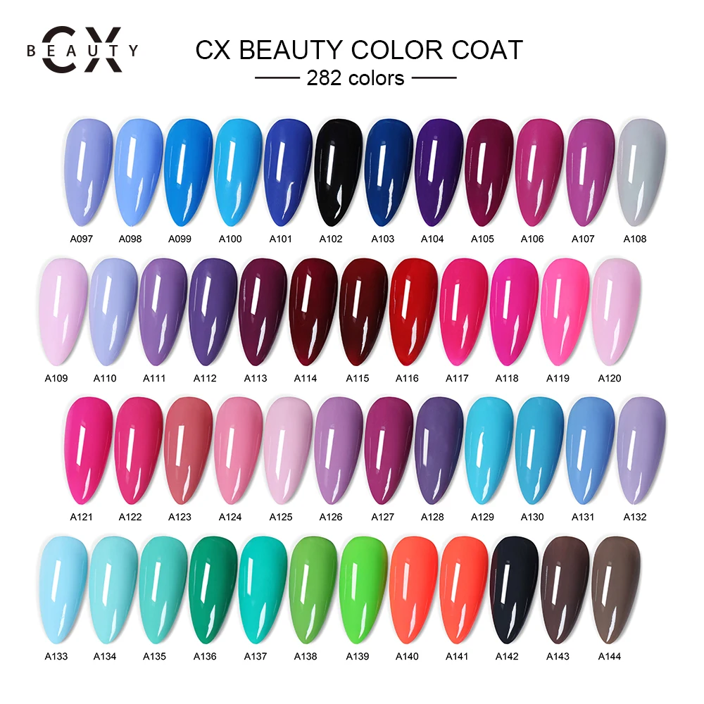 China Manufacturer 282 Colours UV/LED Natural Gel Polish Soak off Gel Color Private Label Nail Gel Polish