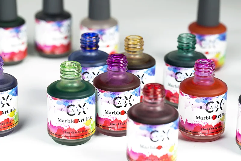 Marble ink gel polish Nail Painting Ink Liquid Gel Polish Marble Effect Fast Dry for Nail Beauty Private Label