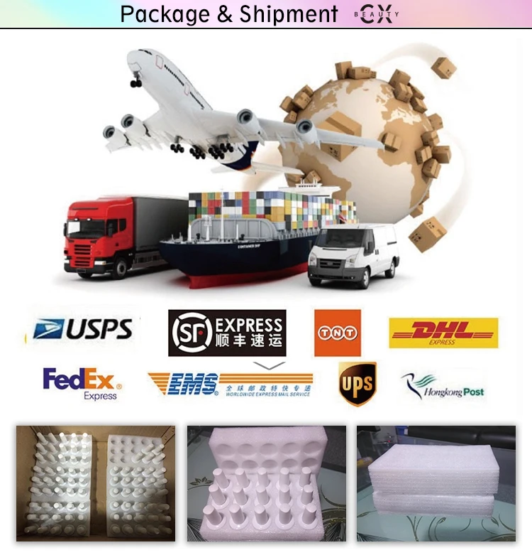 China Guangzhou CX nail cosmetic holographic pigment laser gel polish with 12 colors UV gel
