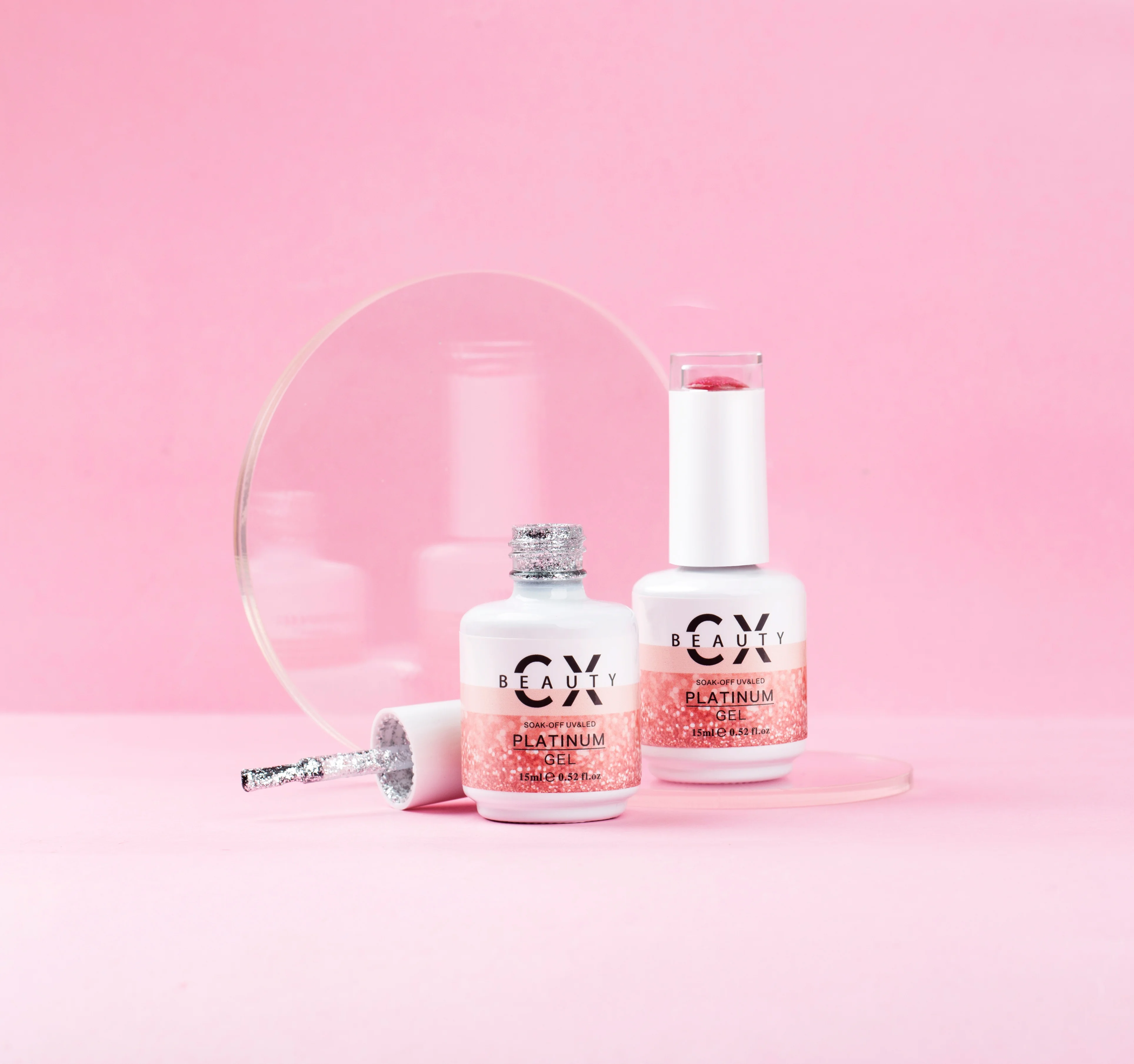 Hot selling free samples nail art uv gel platinum gel with micro shiny