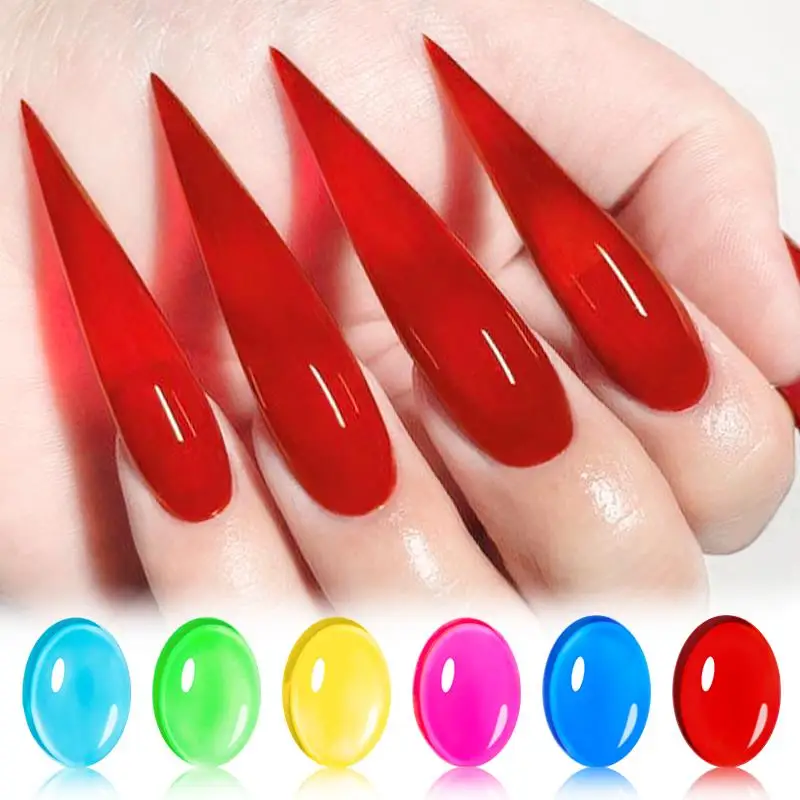 CAIXUAN Summer color Jelly gel New Arrivals Best Gel Polish ICE Nude Pink Skin Color